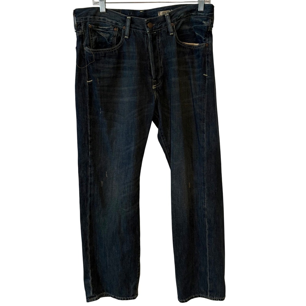 Polo Ralph Lauren Men's Dark Wash Slim Cut Leg Jeans in Size 32 x 30